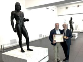 Il MArRC premiato alla 25ª edizione del Premio Internazionale dedicato ai Bronzi di Riace