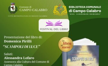Festival del Libro di Campo Calabro: appuntamento con “Scampoli di luce” di Domenica Pirilli